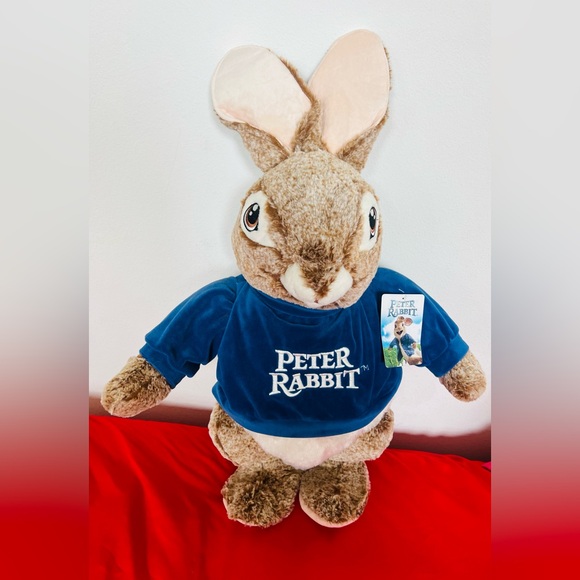 Peter Rabbit Standing Porch Greeter Plush Easter Decoration 24" New Dan Dee 2021 - Picture 1 of 6